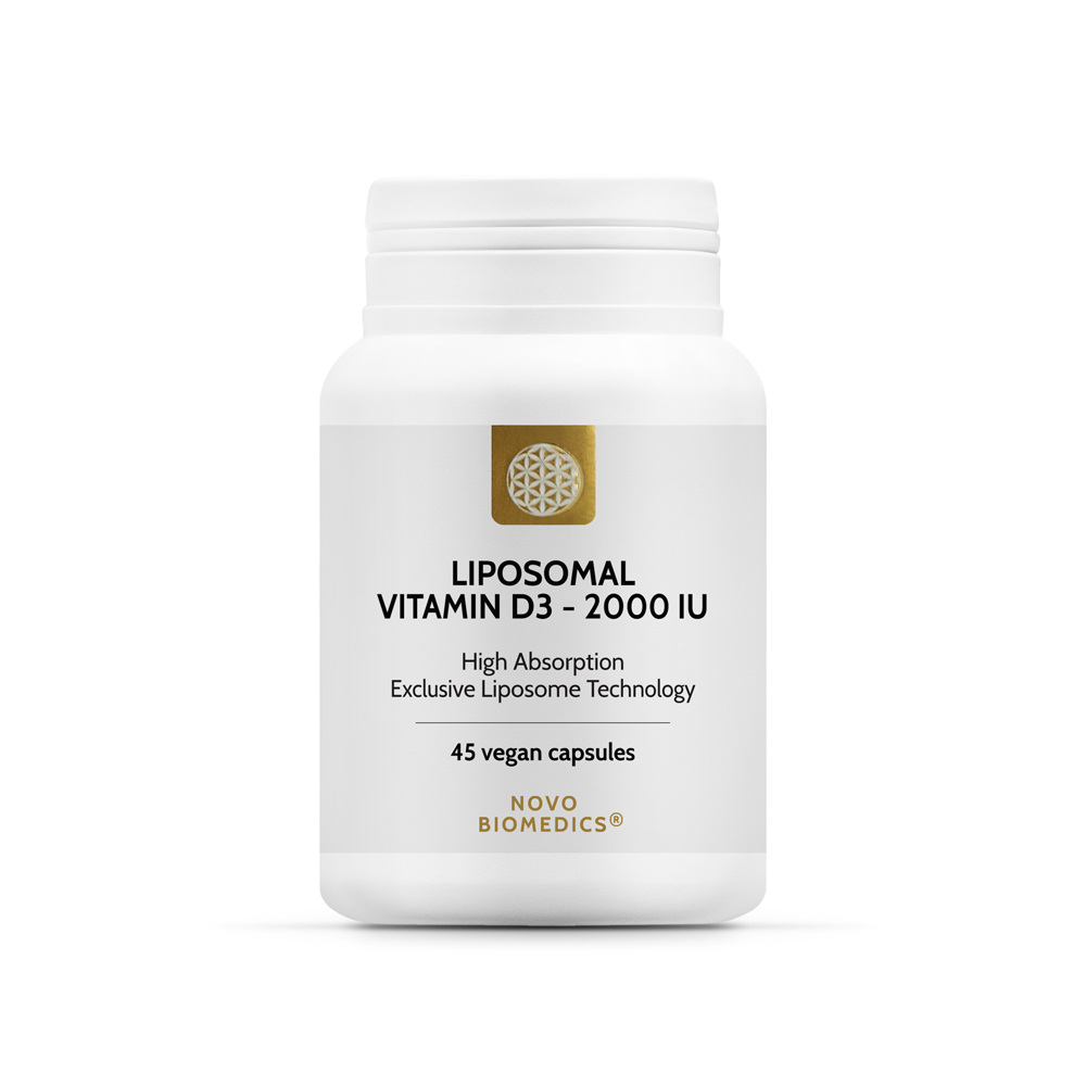 Liposomal Vitamin D3, 2000 IU, 45 capsule, Novo Biomedics