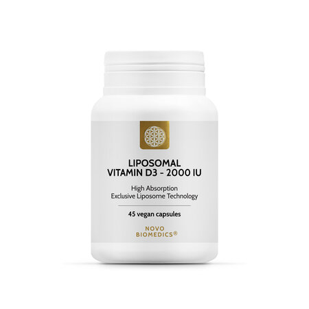 Liposomal Vitamin D3, 2000 IU, 45 capsule, Novo Biomedics