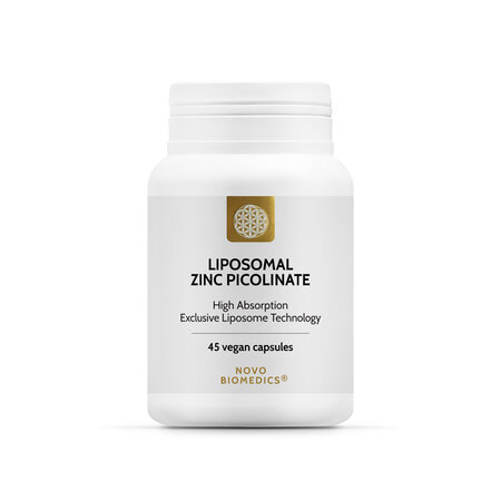 Liposomal Zinc Picolinate, 45 capsule, Novo Biomedics