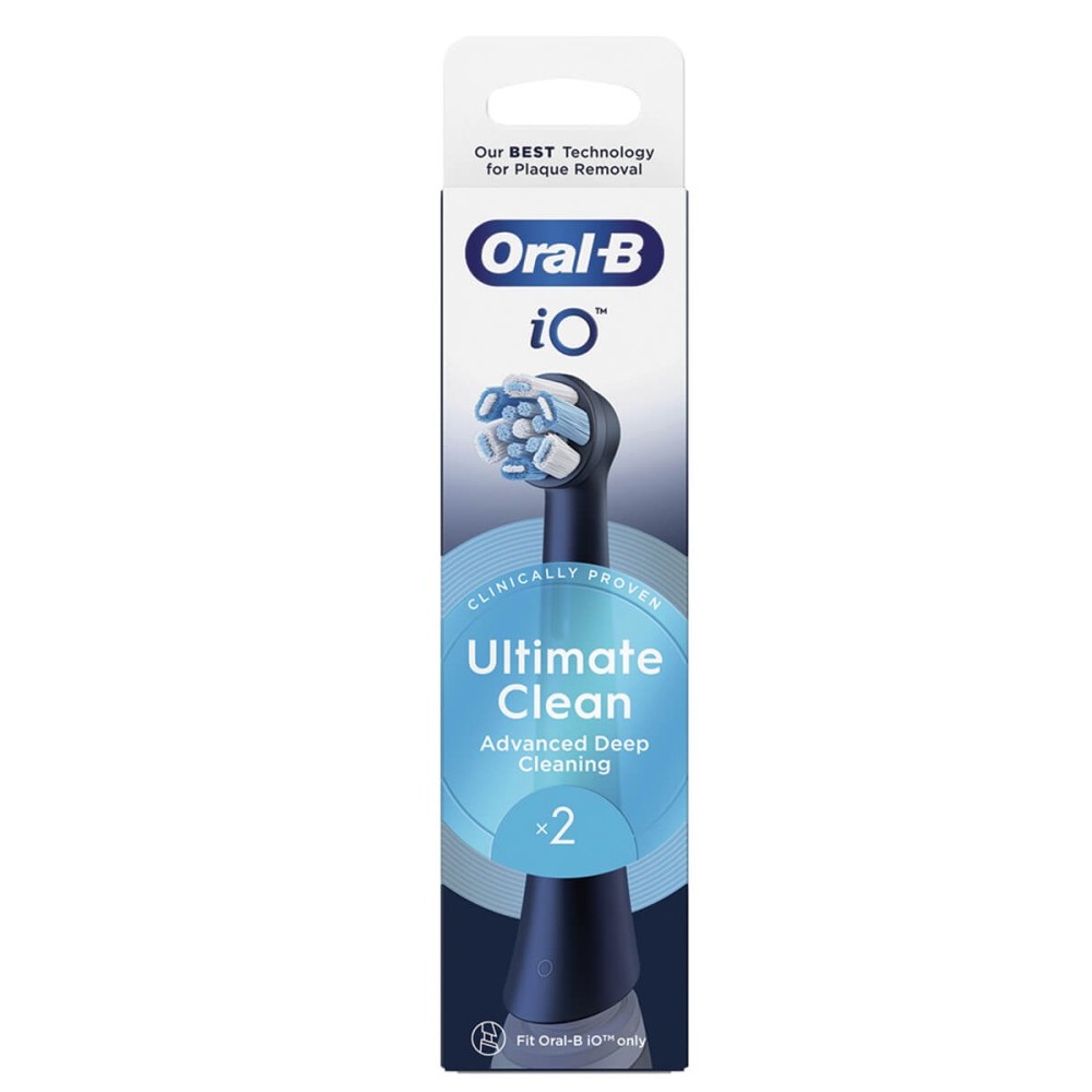 Rezerve negre pentru periuta de dinti electria iO Ultimate Clean, 2 buc, Oral-B