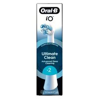 Rezerve pentru periuta de dinti electrica iO Ultimate Clean, Alb, 2 bucati, Oral-B