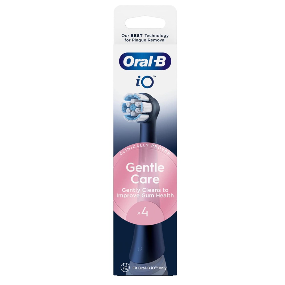 Rezerve negre pentru periuta de dinti electrica iO Gentle Care, 4 buc, Oral-B