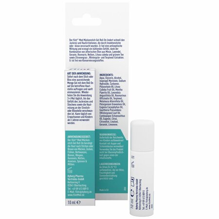 Roll-on Gel calmant dupa intepaturile de insecte, +3 ani, 10 ml, Flint Med 710197
