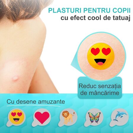 Plasturi calmanti dupa intepaturi de tantari, +3 ani, 20 buc, Flint Med 710207