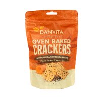 Paine crocanta cu branza cheddar si seminte, 100 g, Danvita