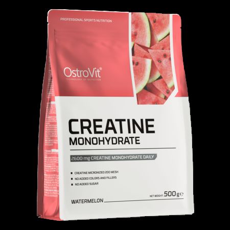 Creatina monohidrata, Pepene verde, 500 g, OstroVit