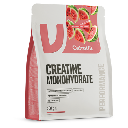 Creatina monohidrata, Pepene verde, 500 g, OstroVit