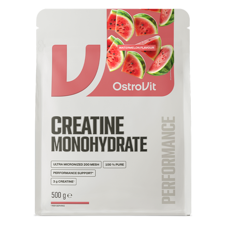 Creatina monohidrata, Pepene verde, 500 g, OstroVit 808359