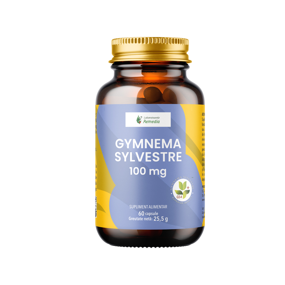 Gymnema Sylvestre, 100 mg, 60 capsule, Remedia