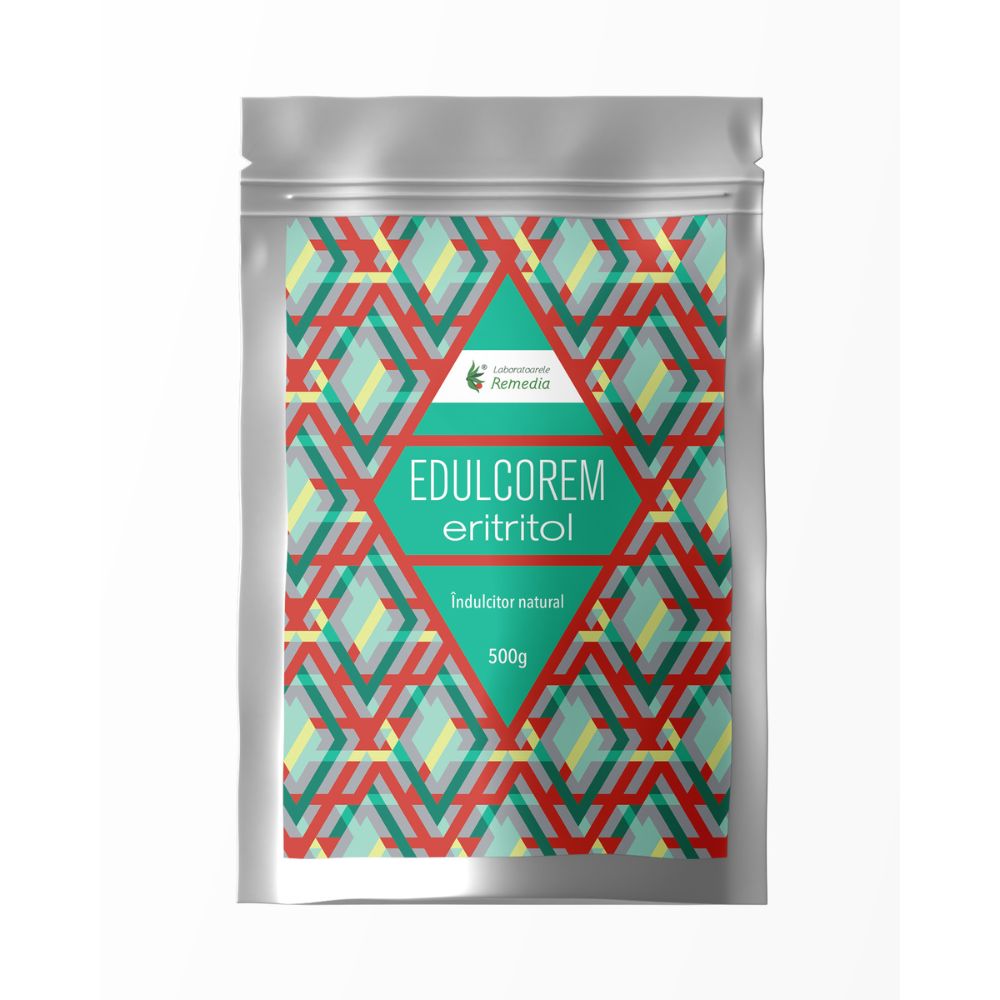 Indulcitor natural Edulcorem Eritritol, 500 g, Remedia