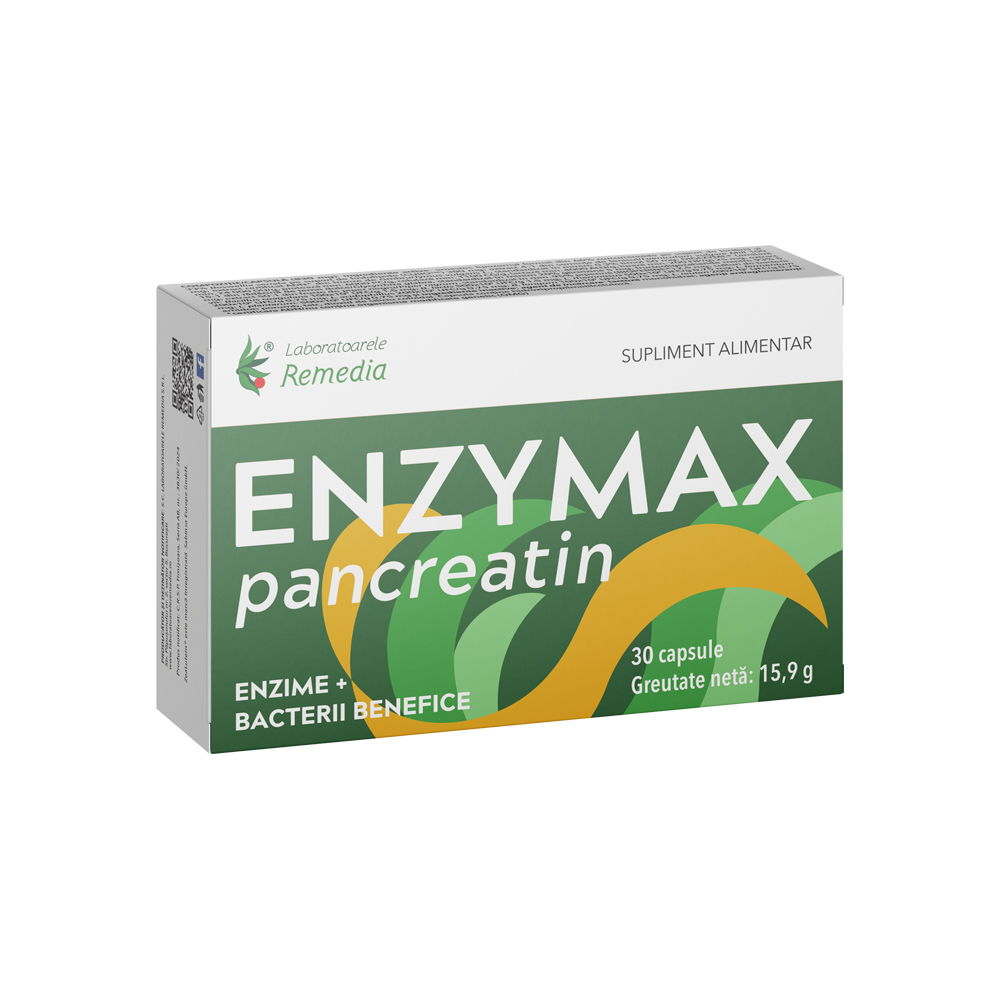Enzymax Pancreatin, 30 capsule, Remedia
