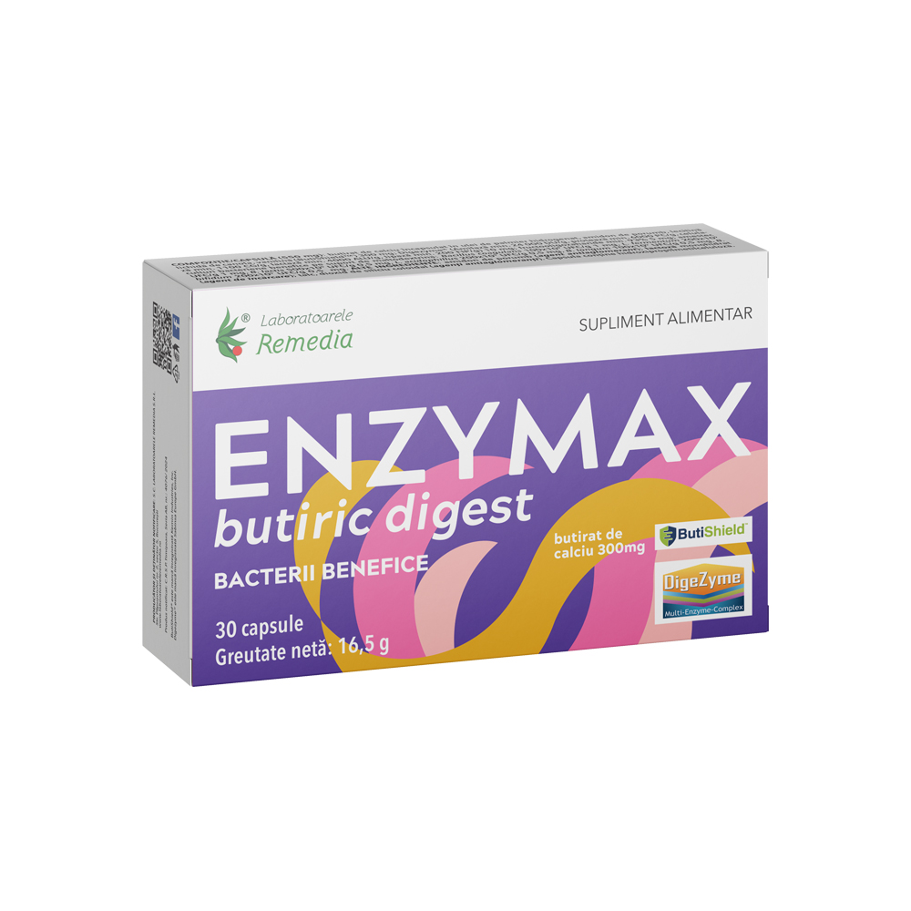 Enzymax Butiric Digest, 30 capsule, Remedia