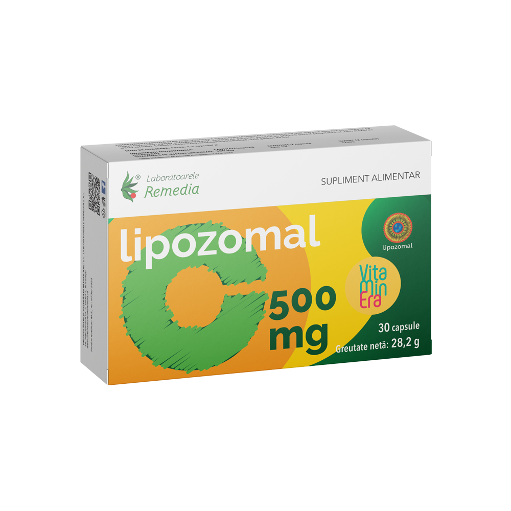 Lipozomal C, 500 mg, 30 capsule, Remedia
