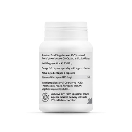 Liposomal CO-Q10 Cell Energy, 45 capsule, Novo Biomedics 710526