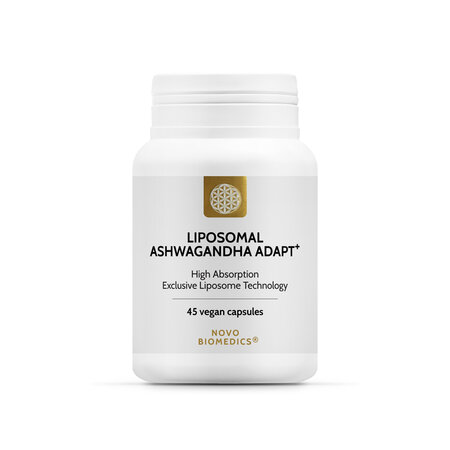 Liposomal Ashwagandha Adapt +, 45 capsule, Novo Biomedics