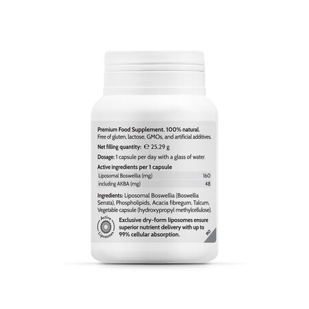 Liposomal Boswellia + Akba, 45 capsule, Novo Biomedics 710581