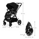 Carucior sport Yoxi, Black, Kinderkraft 710874