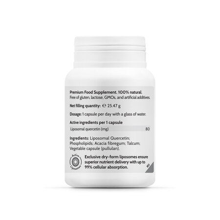 Liposomal Quercetin Shield, 45 capsule, Novo Biomedics 710883