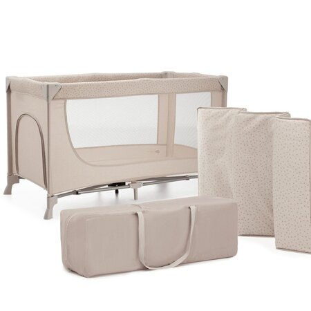 Patut pliabil cu accesorii Joy2, Beige 710968