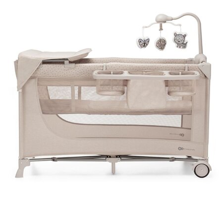 Patut pliabil cu accesorii Joy2, Beige