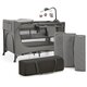 Patut pliabil cu accesorii Joy2, Dark Grey, Kinderkraft 710974
