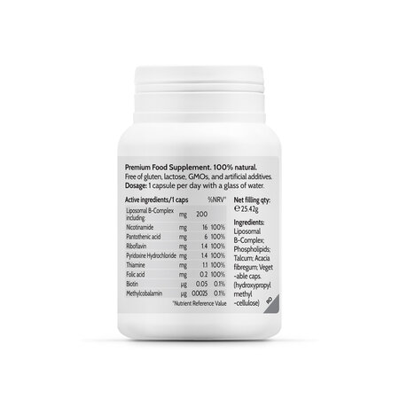 Liposomal B-Complex, 45 capsule, Novo Biomedics 711103