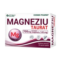 Magneziu taurate, 30 capsule, Cosmopharm