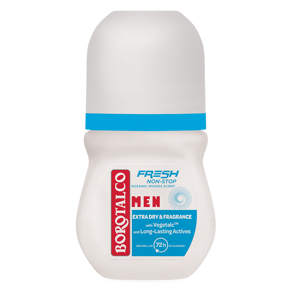Deodorant Roll-on Men Fresh Non-Stop, 50 ml, Borotalco