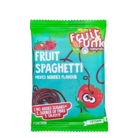 Spaghetti cu fructe de padure Mini-Fruit, 20 g, Fruitfunk