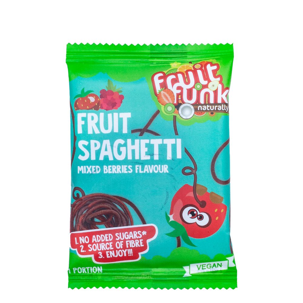 Spaghetti cu fructe de padure Mini-Fruit, 20 g, Fruitfunk