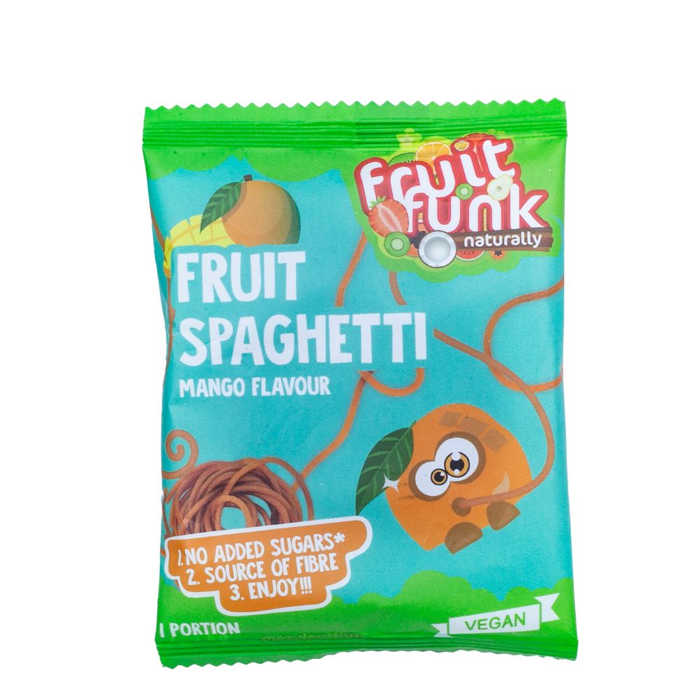 Spaghetti cu mango Mini-Fruit, 20 g, Fruitfunk