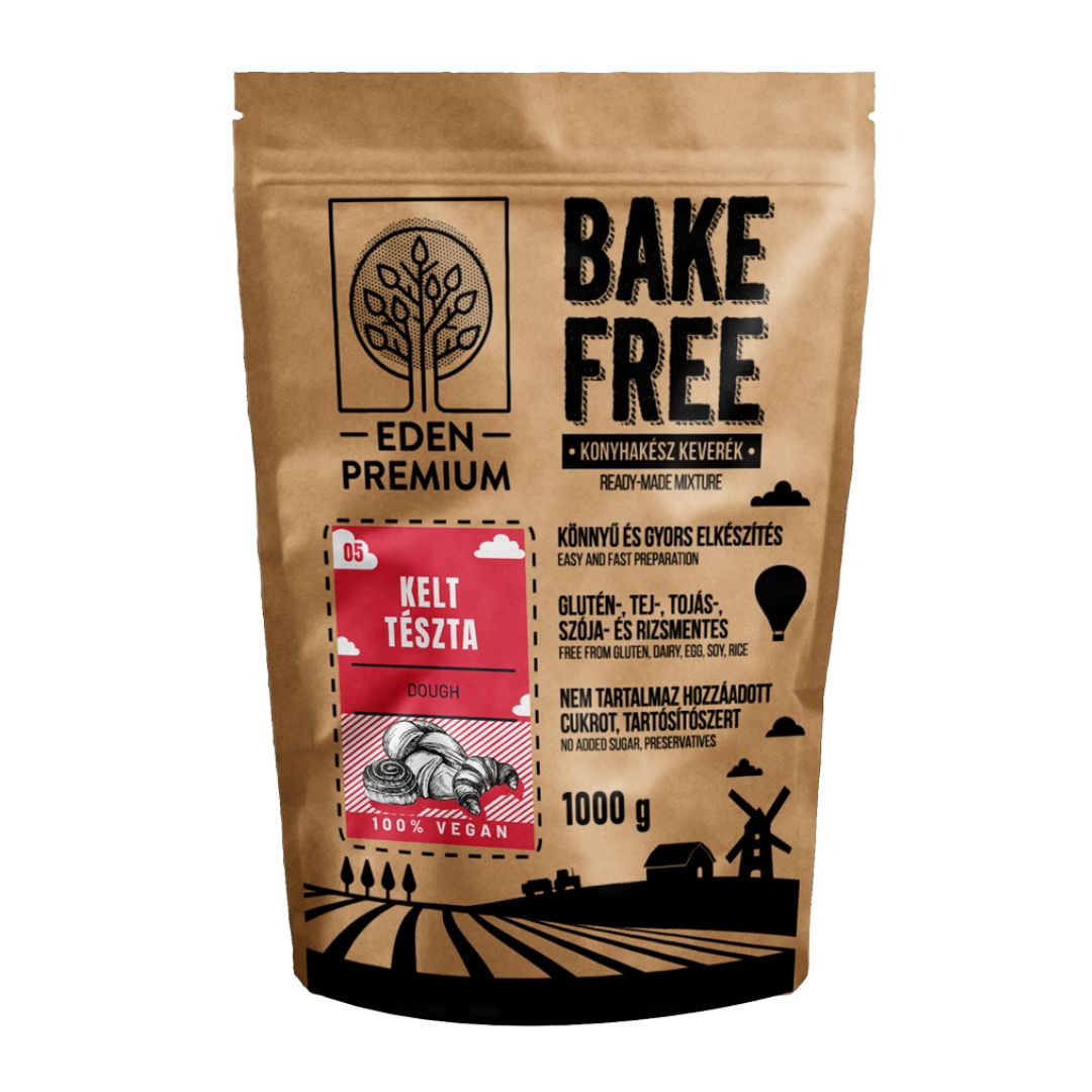 Mix faina aluaturi dospite fara gluten, 1 kg, Bake Free