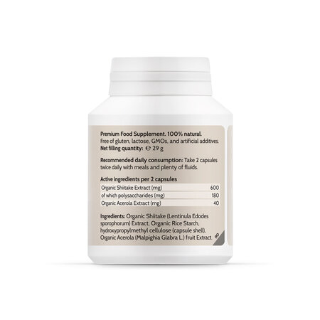 Shitake Bio Extract, 60 capsule, Novo Biomedics 711383