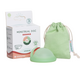Disc menstrual reutilizabil, Verde, 1 bucata, FemiEko 711403