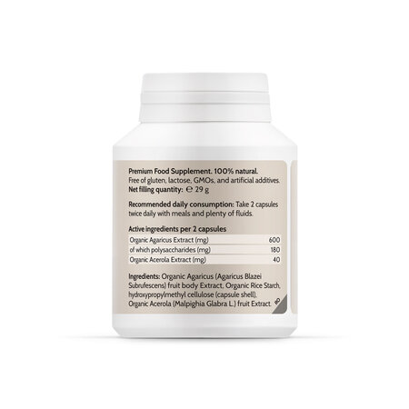 Agaricus Bio Extract, 60 capsule, Novo Biomedics 711413