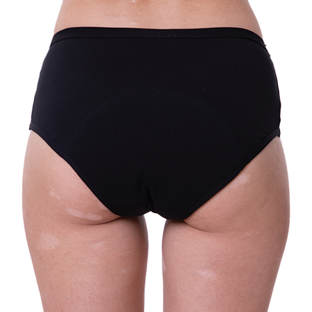Chiloti menstruali din bumbac organic Ida, S, Negru, FemiEko 711434