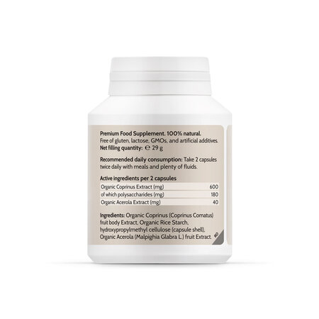 Coprinus Bio Extract, 60 capsule, Novo Biomedics 711453