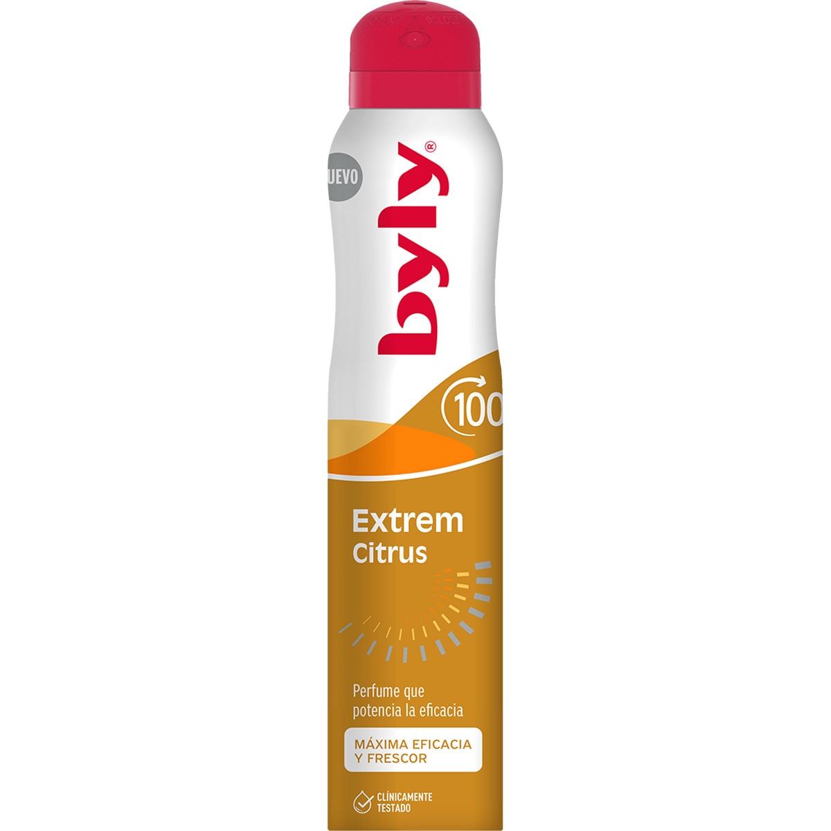 Deodorant spray cu protectie 100H Extrem Citrus, 200 ml, Byly