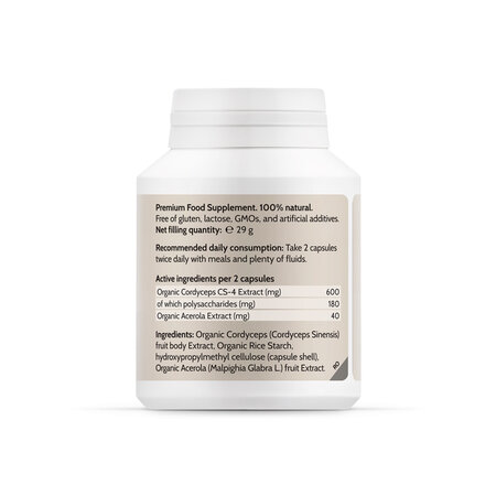 Cordyceps Bio Extract, 60 capsule, Novo Biomedics 711534
