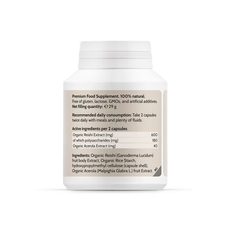 Reishi Bio Extract, 60 capsule, Novo Biomedics 711561