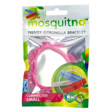 Bratara cu parfum de citronella pentru copii, Diverse culori, 1 buc, MosquitNo
