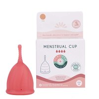 Cupa menstruala reutilizabila Safe, M, Roz, FemiEko