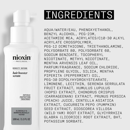 Serum tratament pentru intarirea si ingrosarea parului Density Defend, 100 ml, Nioxin 711605