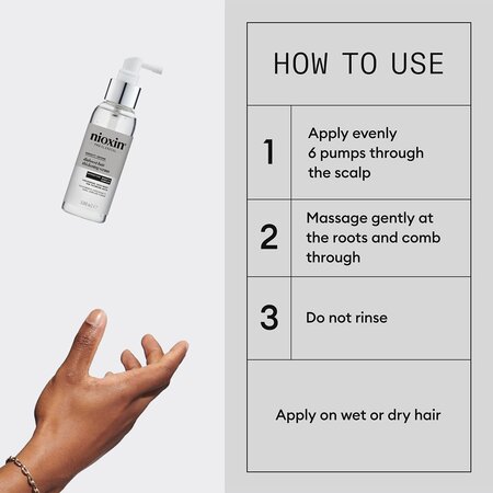 Serum tratament leave-in pentru ingrosarea parului Diaboost, 100 ml, Nioxin 711621