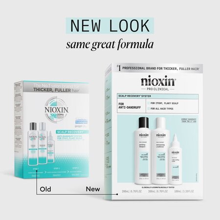 Set antimatreata pentru scalp iritat cu mancarimi Scalp Recovery, 200+200+100 ml, Nioxin 711632