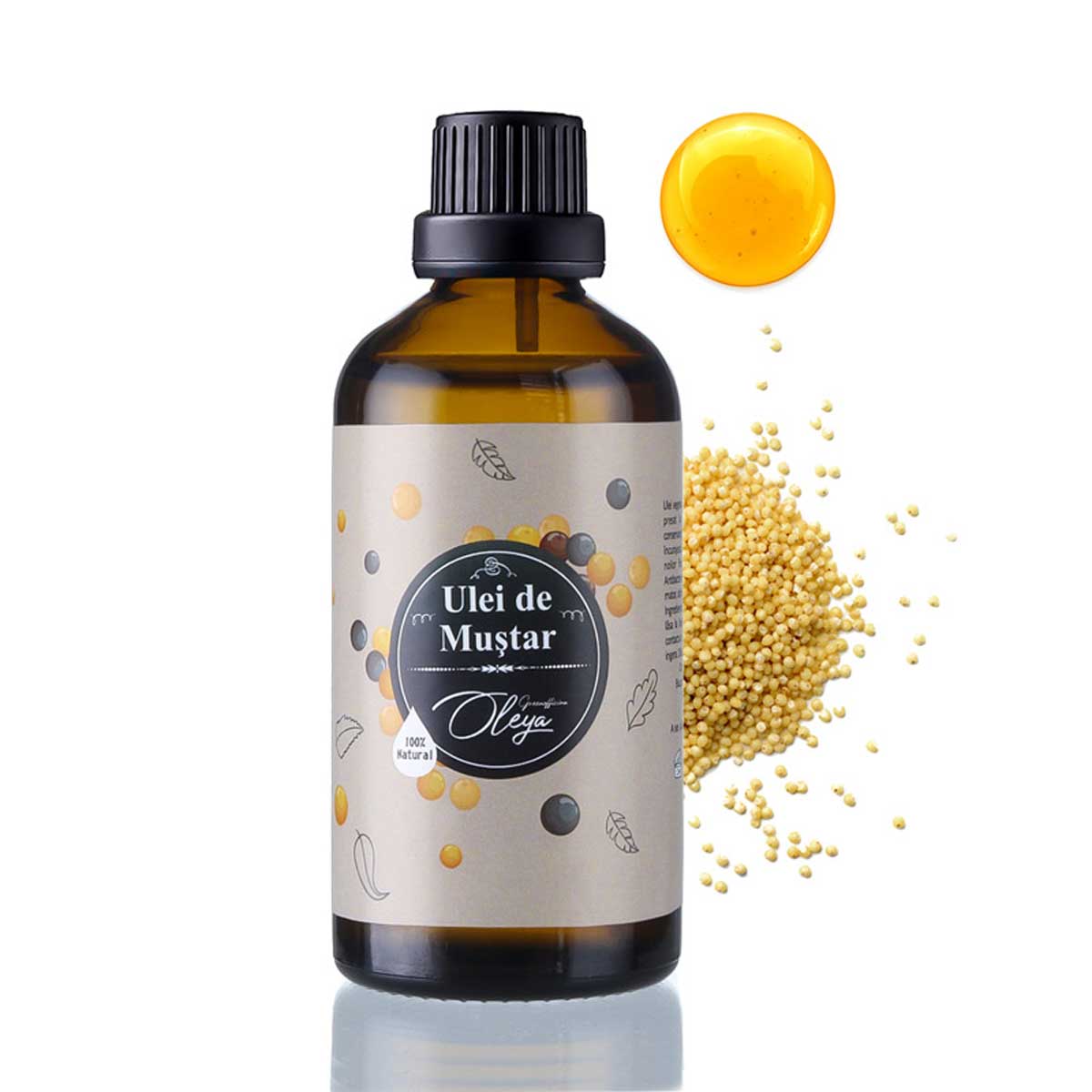 Ulei de mustar, 100 ml, Oleya