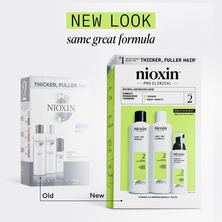 Set impotriva ruperii pentru parul afectat de subtiere avansata System 2, 300+300+100 ml, Nioxin 711744