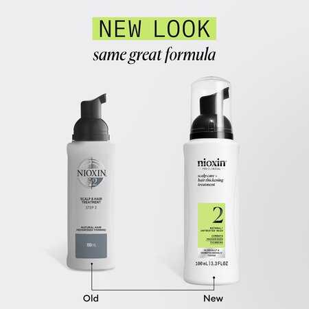 Tratament leave-in impotriva caderii parului pentru stadiu avansat Scalp + Hair System 2, 100 ml, Nioxin 711757