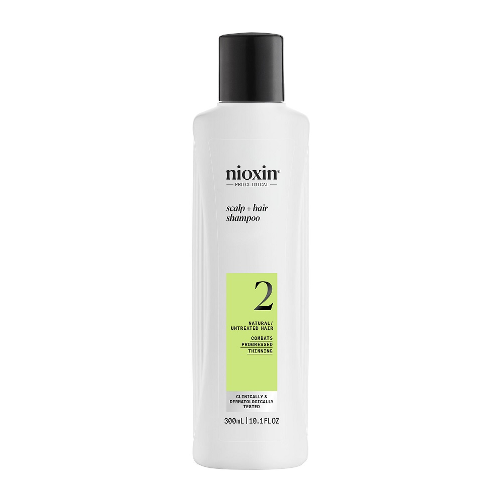 Sampon impotriva caderii parului pentru stadiu avansat Scalp + Hair System 2, 300 ml, Nioxin