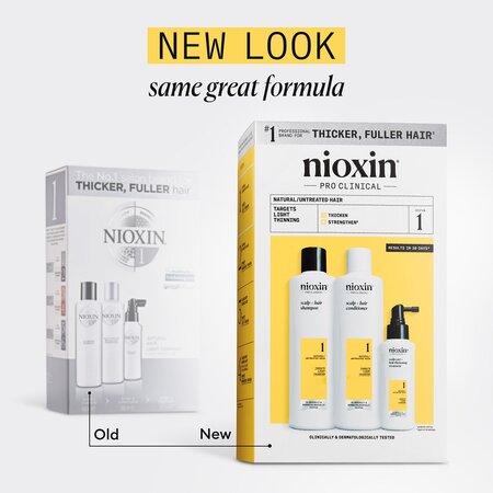 Set impotriva ruperii pentru parul afectat de subtiere avansata System 1, 150+150+50 ml, Nioxin 711775